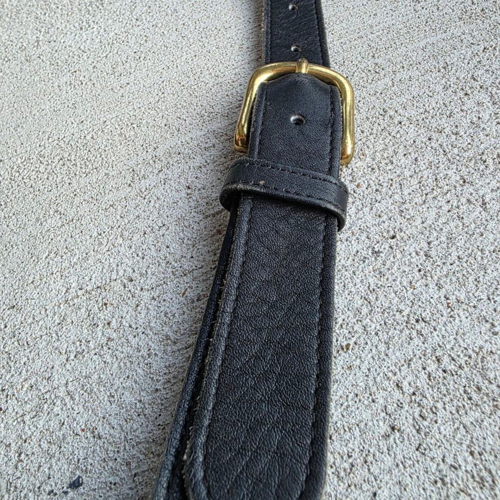 Vintage Coach 5265 Black Leather Briefcase Messenger Bag – Made in USA, 1995 - Picture 3 of 15